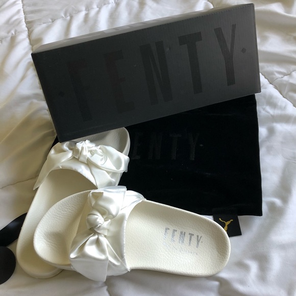 fenty slides satin